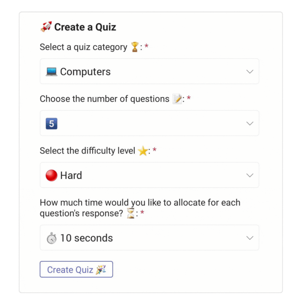 Interactive Learning Experience